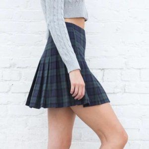 Brandy Melville Green Plaid Skirt NWT